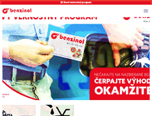 Tablet Screenshot of benzinol.com